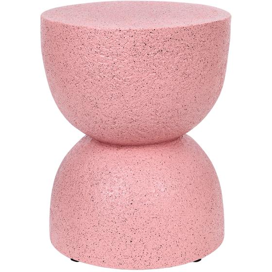 MgO side table - dusty rose