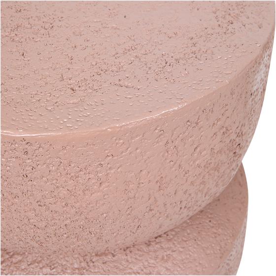 MgO side table - taupe - top view