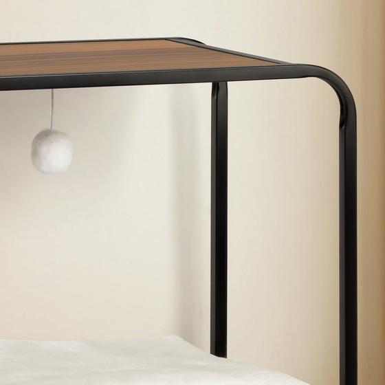 Cat furniture with scratching post and hideaway - ball