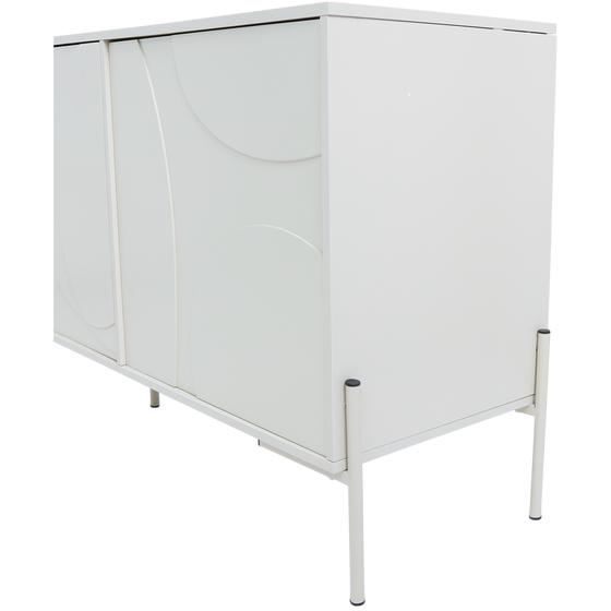 TV cabinet - beige - angled view