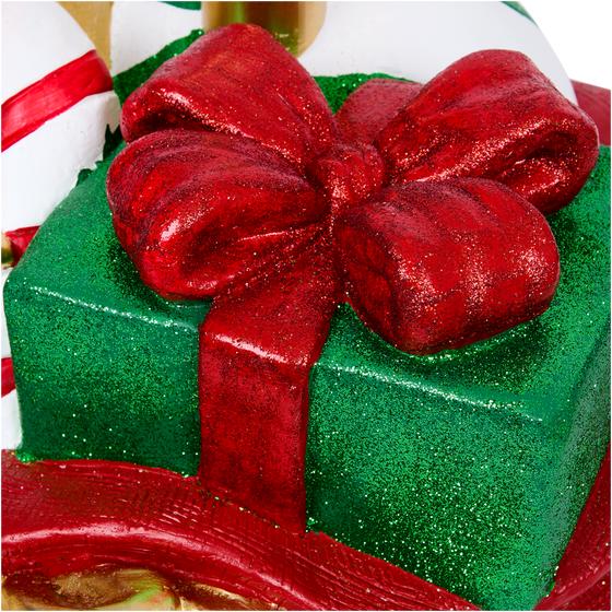 Christmas tree stand bag with presents - bow