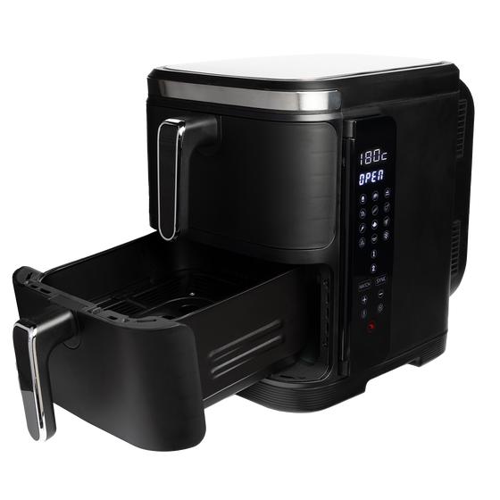 Double air fryer - open