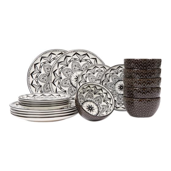 Inari Marrakesh dinner set - Black full set