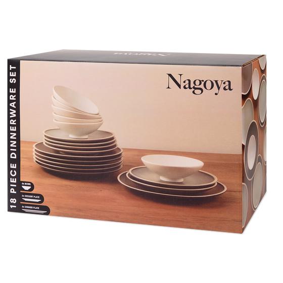 Dinner set Nagoya - Grey/white - Packaging