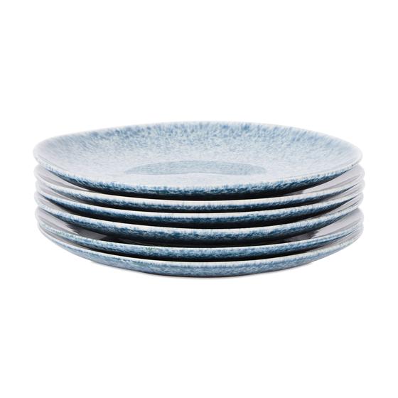 Dinner set Feather - Light blue - plates