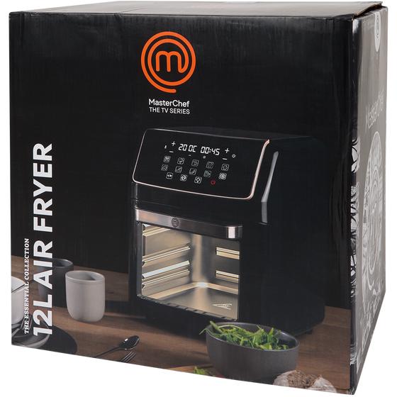 MasterChef 12-litre air fryer in packaging