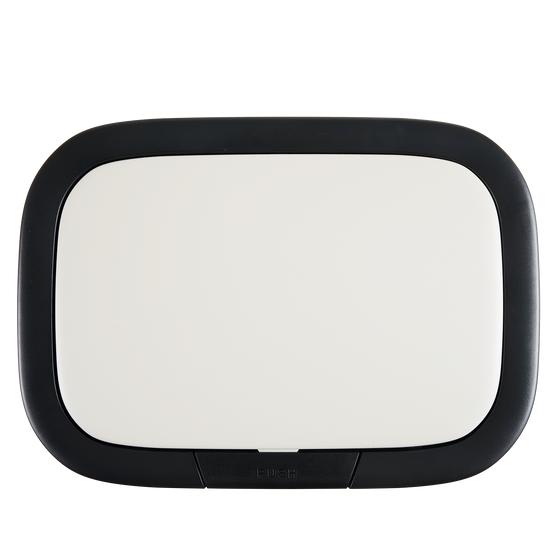 Cream white touch top bin 60L - lid from top