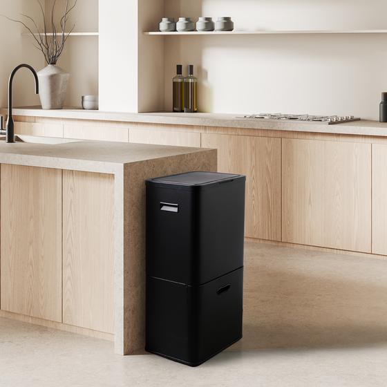 Waste sorting bin - in the kitchen