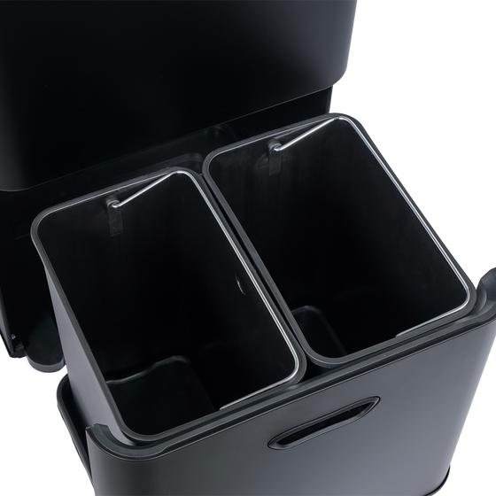 Waste sorting bin - bottom drawer open