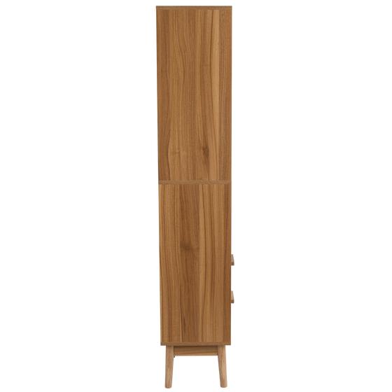 Bathroom cabinet with drawers and shelves - side view
