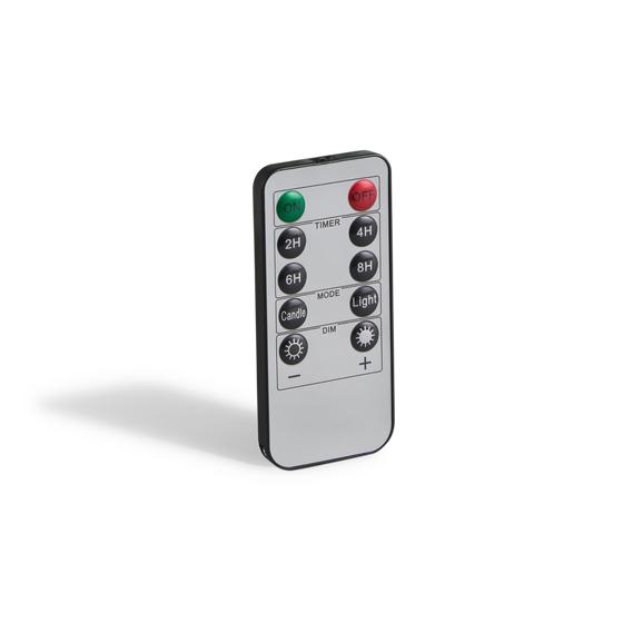 Luxury 7-piece LED candle set – taupe – remote control