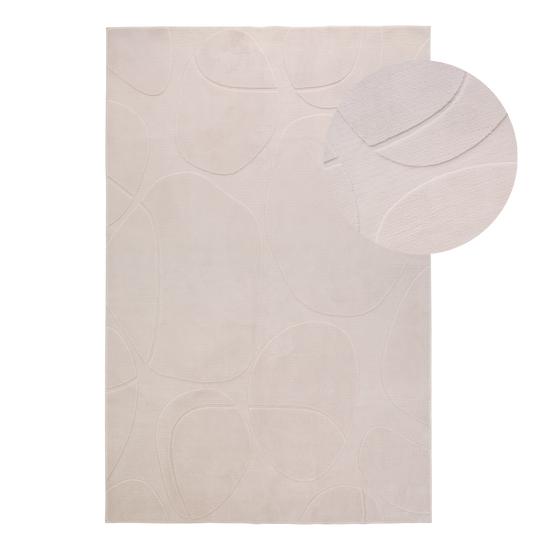 Vloerkleed - taupe - close-up print