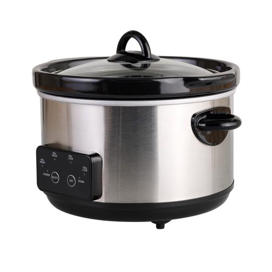 Digital slow cooker - side view