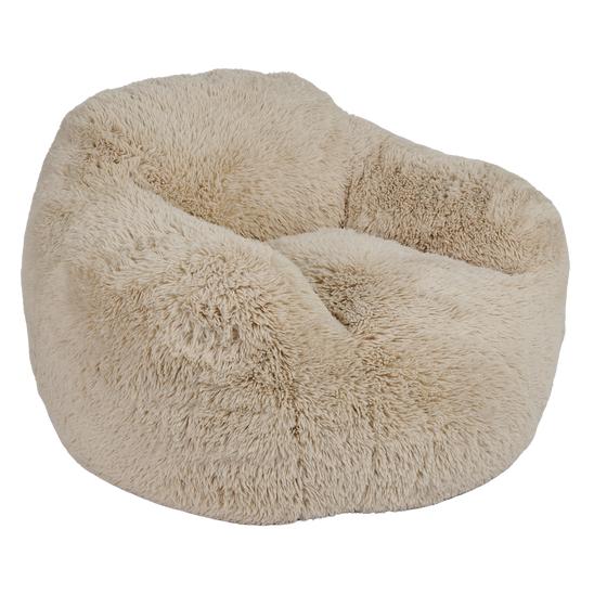 Faux fur lounge chair