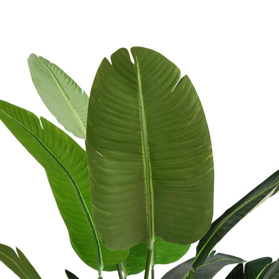 Artificial strelitzia plant XXL - close-up of single leaf
