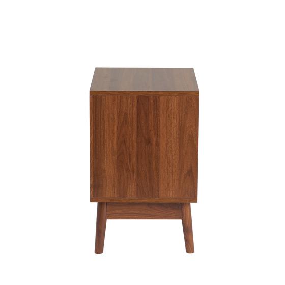 Bedside table with drawers - side view
