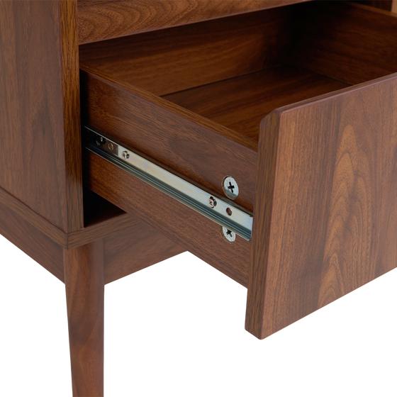 Bedside table with drawers - runner