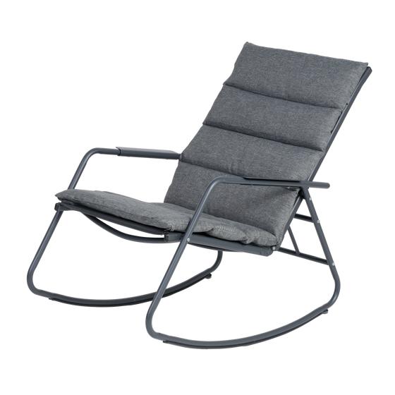 Anthracite outdoor rocking chair