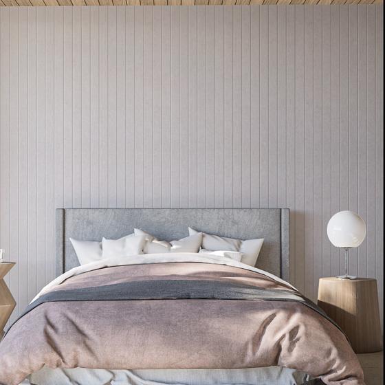 Akoestische wandpanelen vilt inspiratie slaapkamer