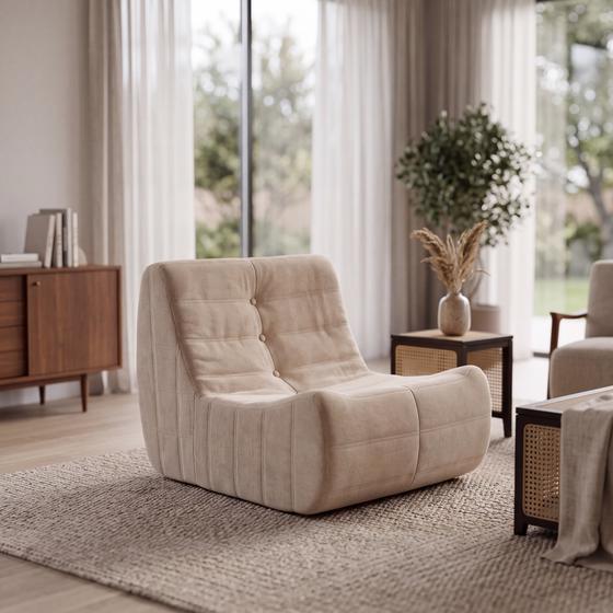 Retro loungefauteuil sfeer 1