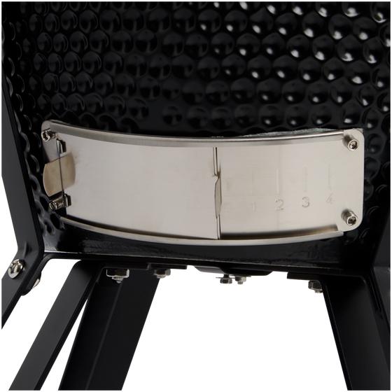 Kamado barbecue bottom vent