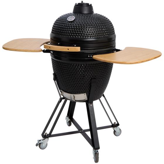 Kamado barbecue, 21 inch, black