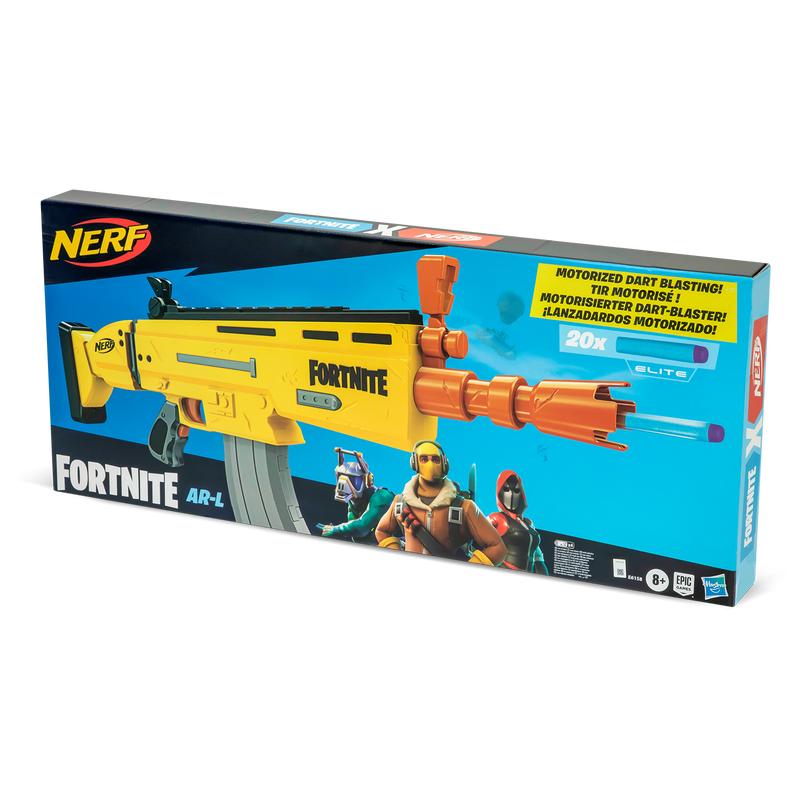 Blaster NERF Fortnite AR-L packing front