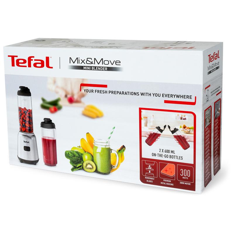 The packaging of the Tefal Mix & Move type: BL15FD