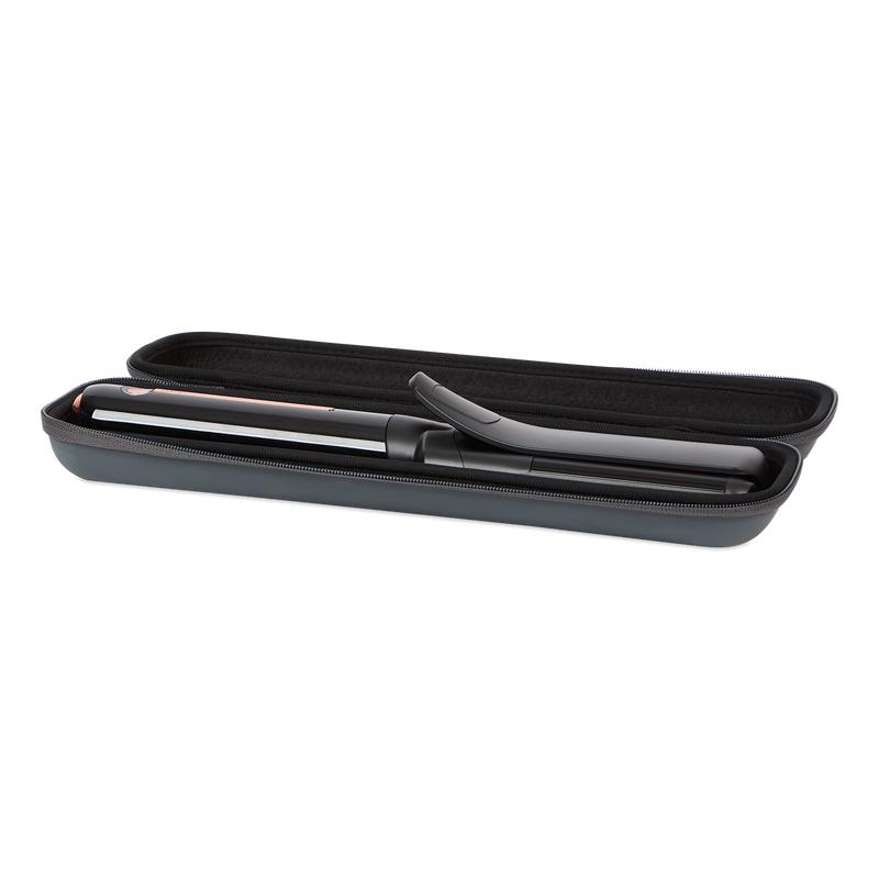 BaByliss 9000 Cordless Waver curling iron in open storage case