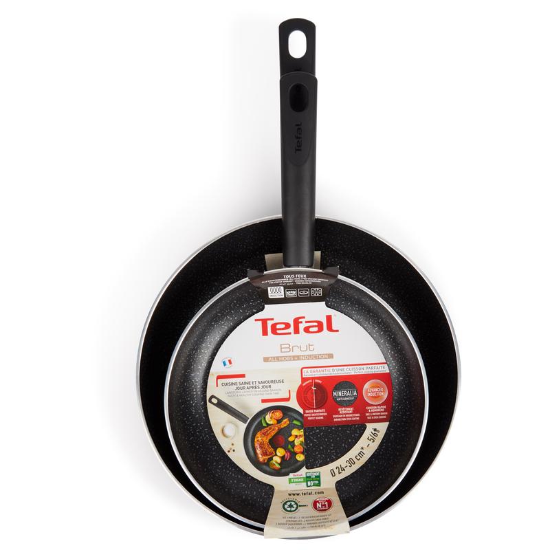 Tefal Brut pannenset in verpakking