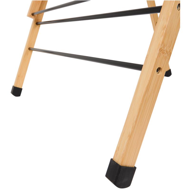Bamboo clothes drying rack - feet