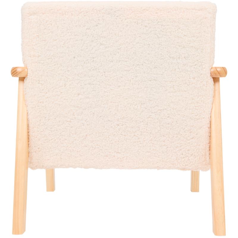 Teddy kids' chair with armrests - back view