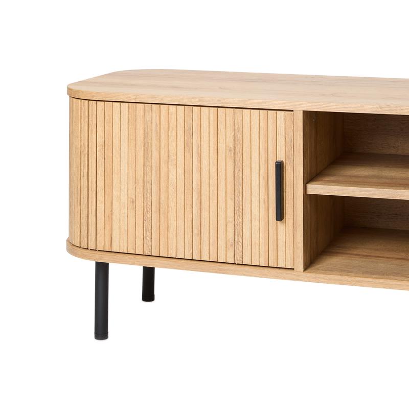 Design TV cabinet with slats - side