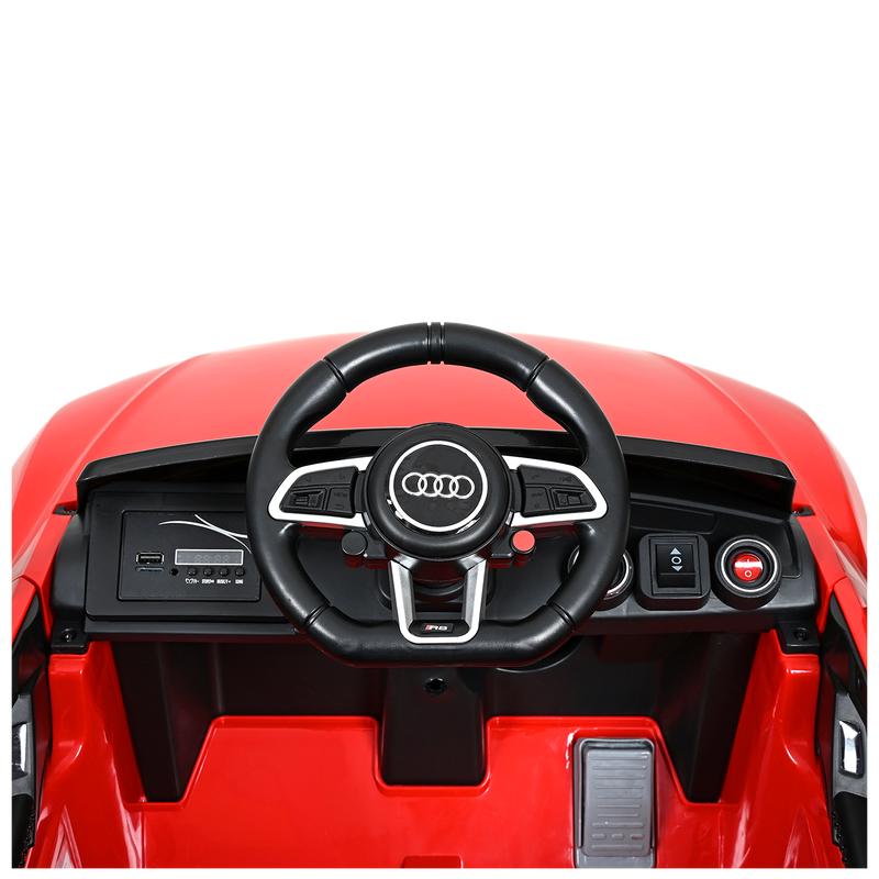 Audi rood stuur detail