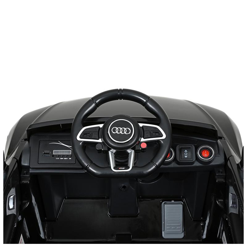 Audi zwart stuur detail
