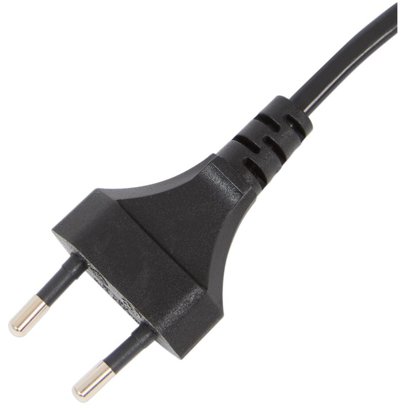 Round LED infinity tunnel ceiling light - black - plug