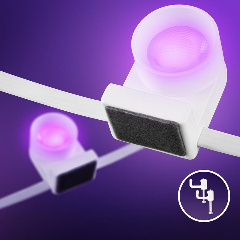 Music-sensitive LED light string - light detail