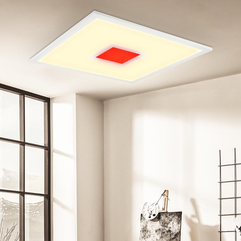 Telefunken LED panel - square, red