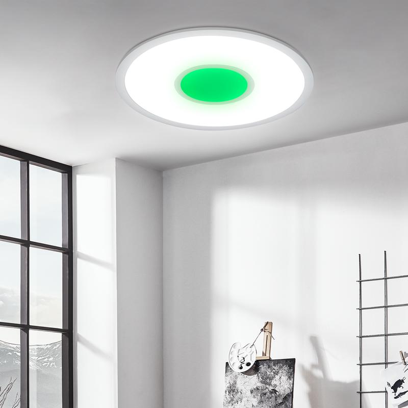 Telefunken LED panel - round, green