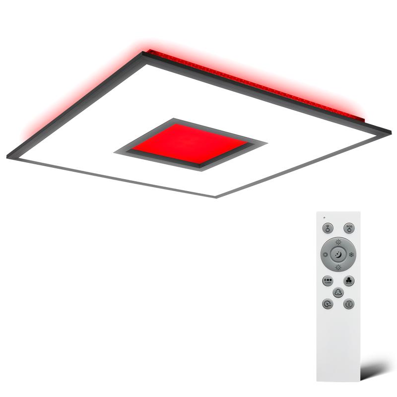 Lamp met rood licht en afstandsbediening