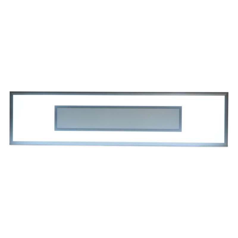 Rectangular CCT LED panel Magic Cento 319904TF - silver switched on