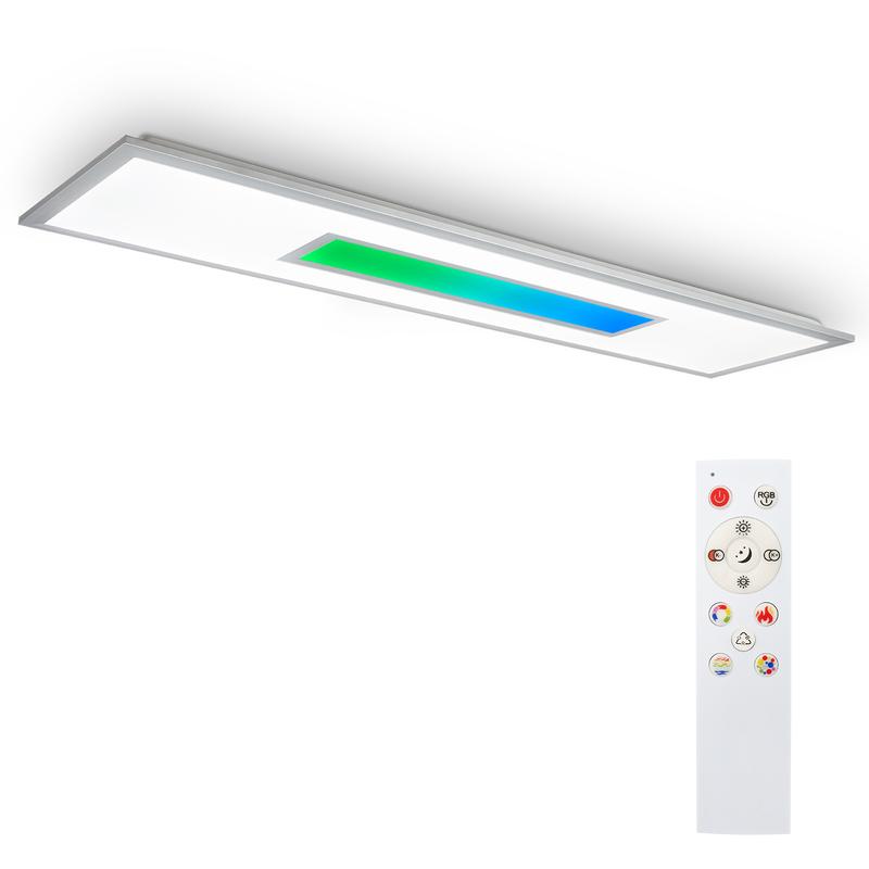 Rechthoekig CCT led-paneel Magic Cento 319904TF - zilver met afstandbediening