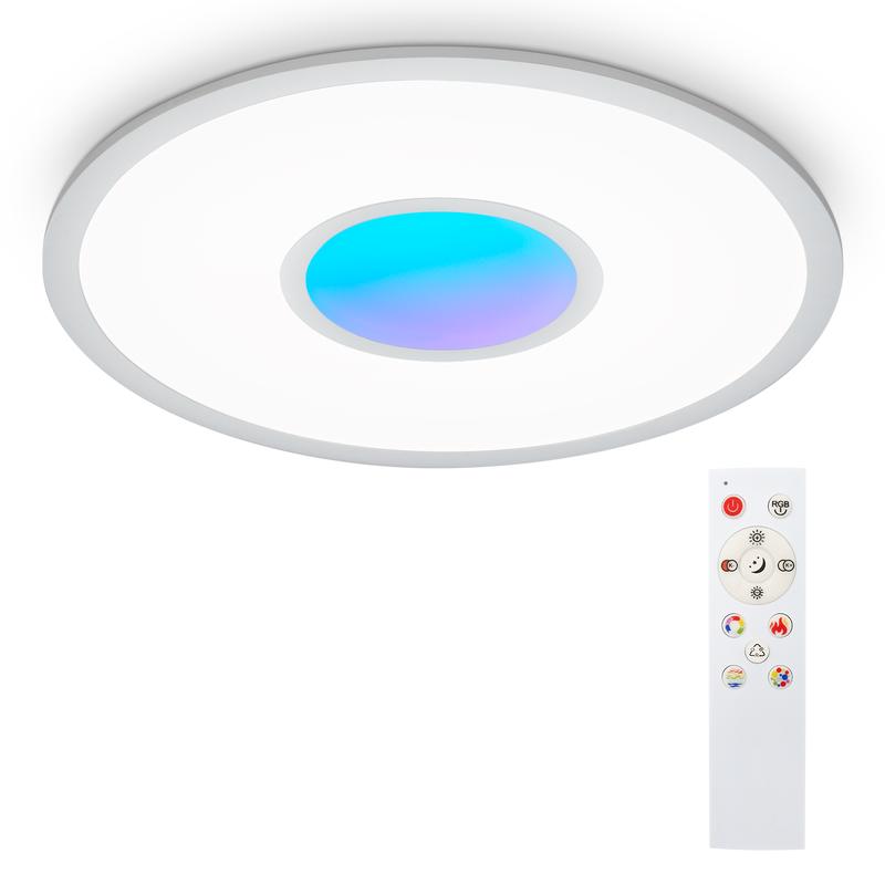 Telefunken LED panel rond 45cm - Magic RGB centerlight met afstandbediening