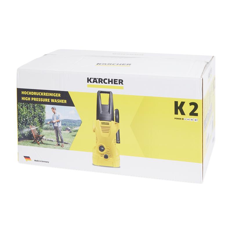Karcher k2 high-pressure cleaner 1400w in verpakking