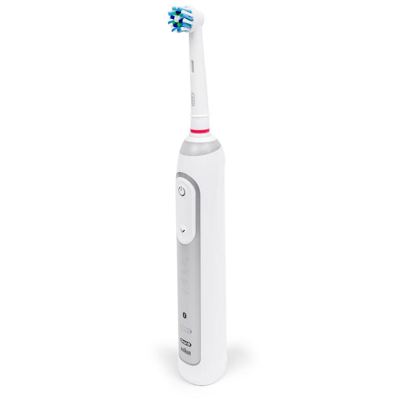 zijkant van de Oral-B elektrische tandenborstel Producttype: Genius 8500