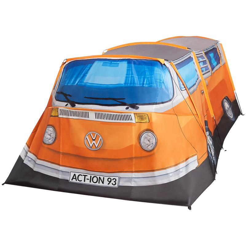 bubbel waardigheid Ingang Action Webshop | Volkswagen-bus tent - oranje