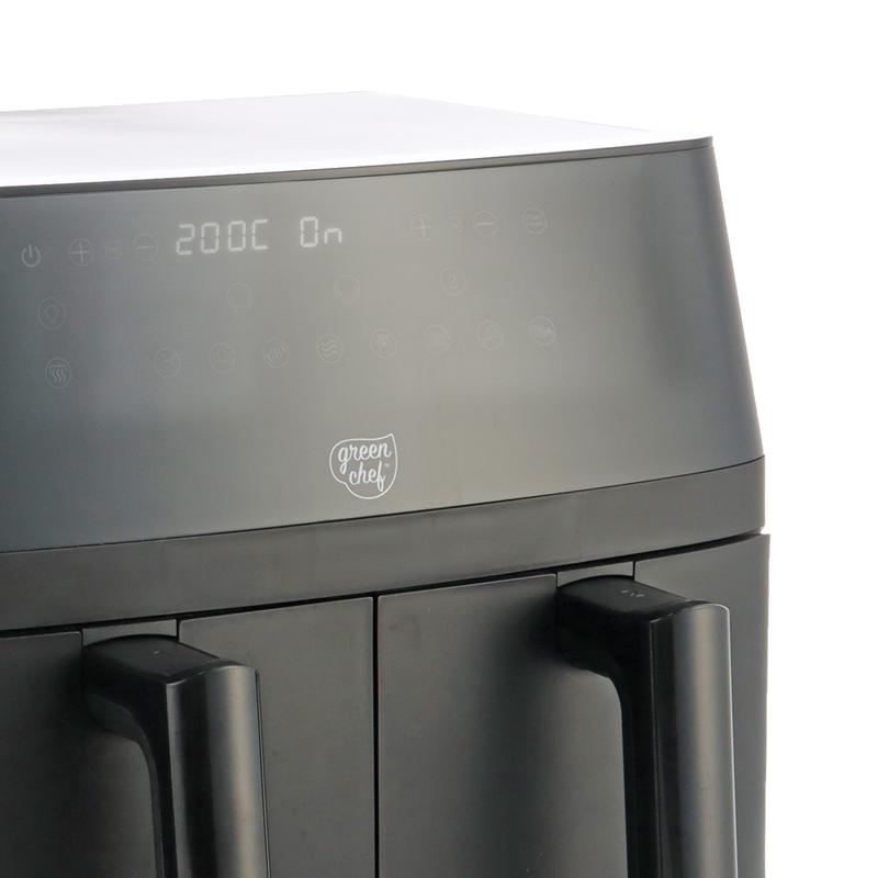 GreenChef air fryer Double 3,4 + 3,4 litres - zoomed in