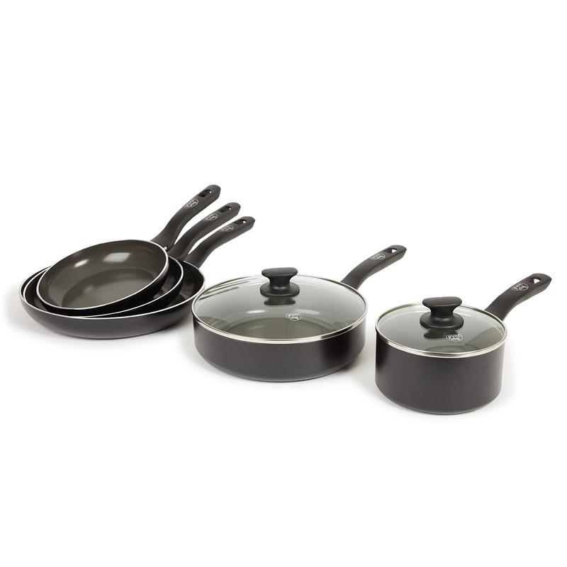 Greenchef 14-piece pan set - pan set 2 with lids