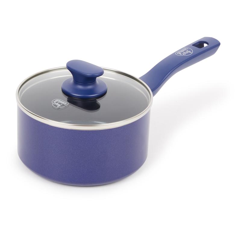 Greenchef 14-piece pan set - pan with lid high
