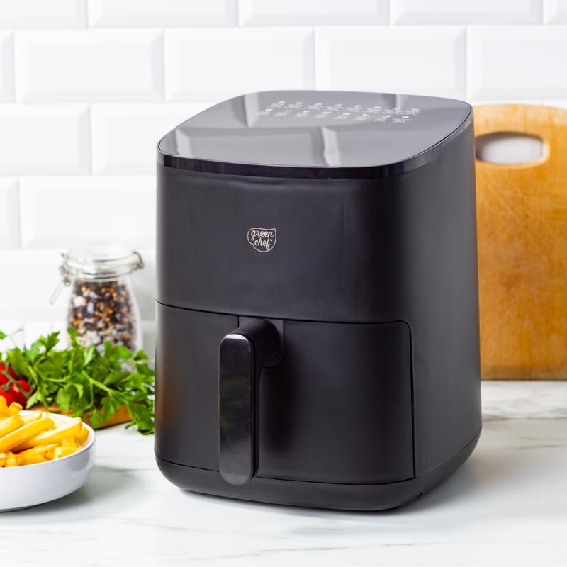 GreenChef air fryer Single on kitchen counter